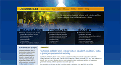 Desktop Screenshot of joinmusic.cz